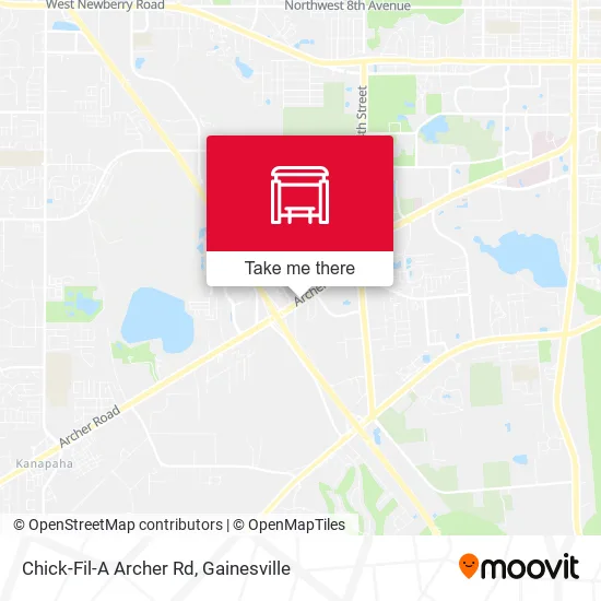 Mapa de Chick-Fil-A Archer Rd