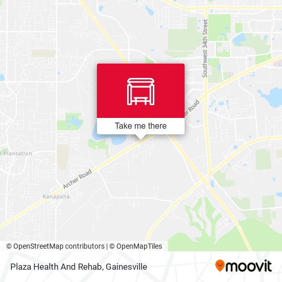 Plaza Health And Rehab map