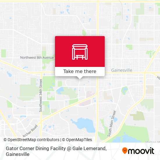 Gator Corner Dining Facility @ Gale Lemerand map