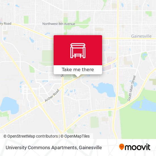Mapa de University Commons Apartments
