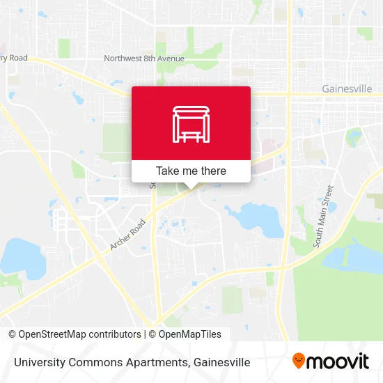 Mapa de University Commons Apartments