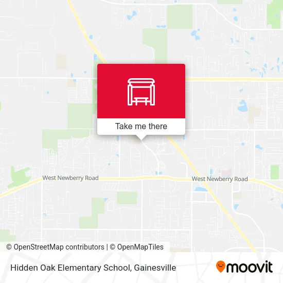 Mapa de Hidden Oak Elementary School