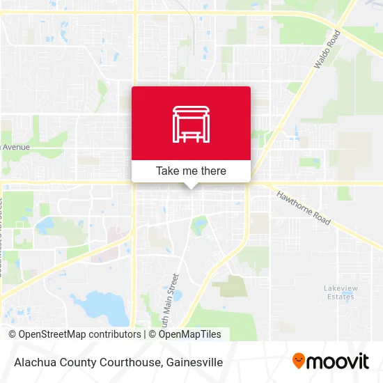 Alachua County Courthouse map