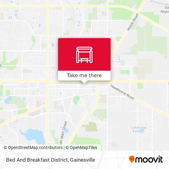 Bed And Breakfast District map