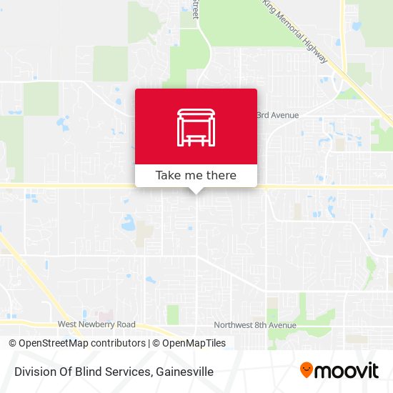 Division Of Blind Services map