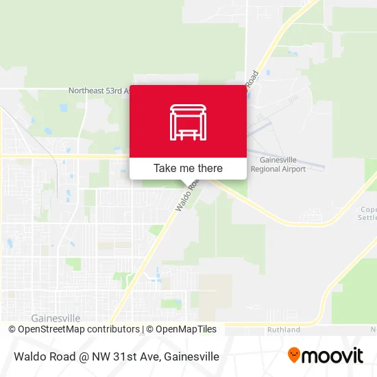 Waldo Road @ NW 31st Ave map