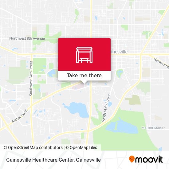 Gainesville Healthcare Center map