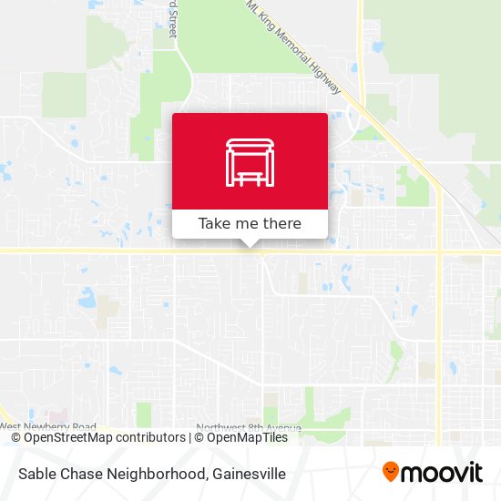 Sable Chase Neighborhood map