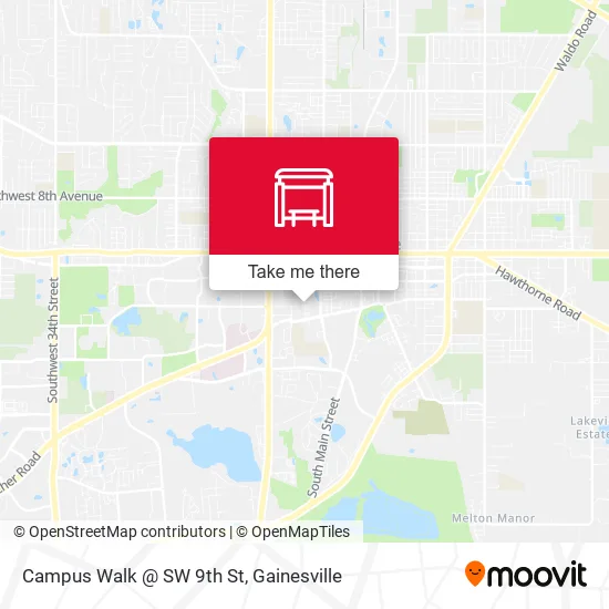 Mapa de Campus Walk @ SW 9th St