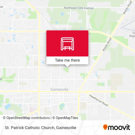 St. Patrick Catholic Church map