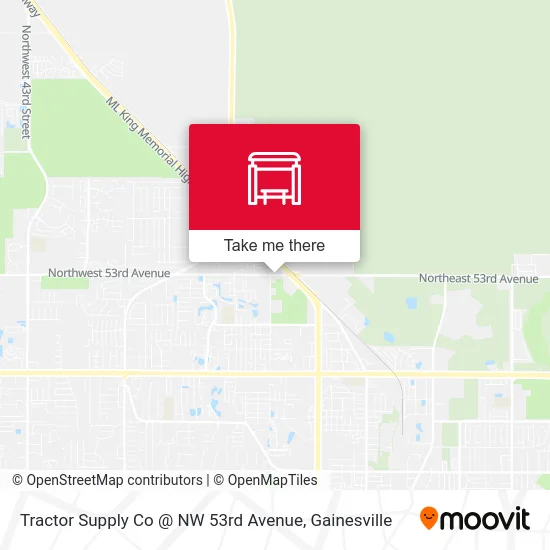 Mapa de Tractor Supply Co @ NW 53rd Avenue