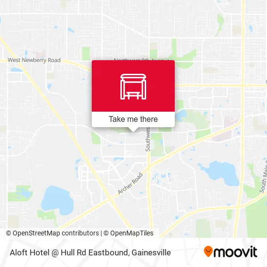 Mapa de Aloft Hotel @ Hull Rd Eastbound