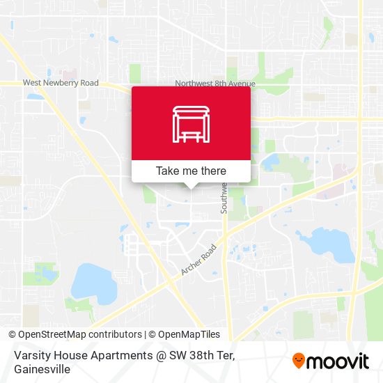 Varsity House Apartments @ SW 38th Ter map