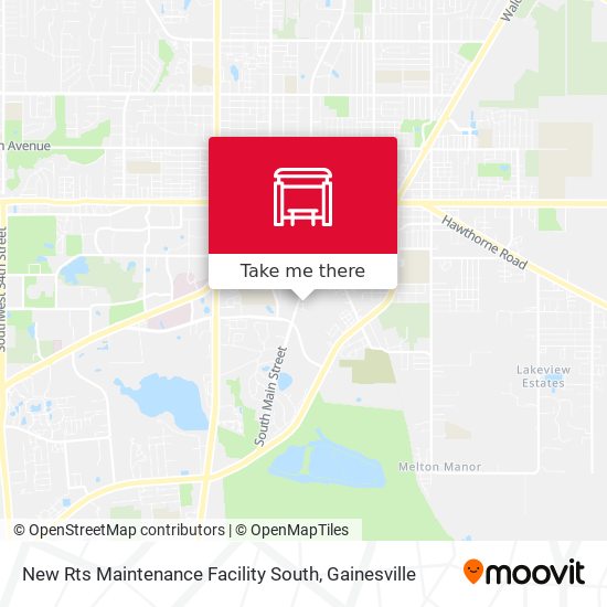 New Rts Maintenance Facility South map
