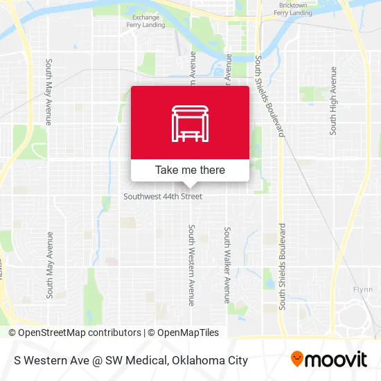 Mapa de S Western Ave @ SW Medical
