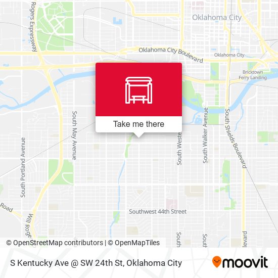 S Kentucky Ave @ SW 24th St map