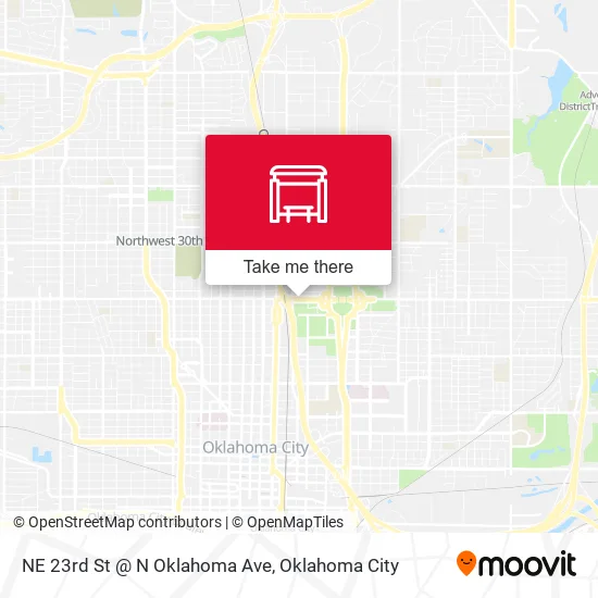 Mapa de NE 23rd St @ N Oklahoma Ave