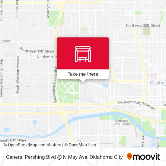 General Pershing Blvd @ N May Ave map