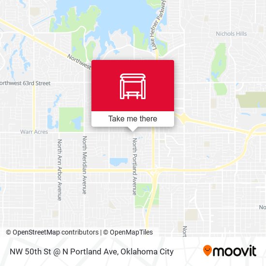 NW 50th St @ N Portland Ave map