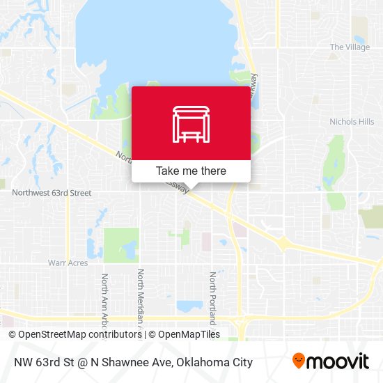 NW 63rd St @ N Shawnee Ave map