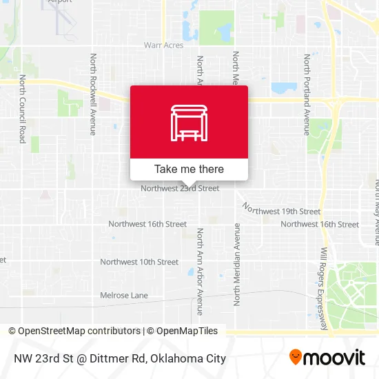 Mapa de NW 23rd St @ Dittmer Rd