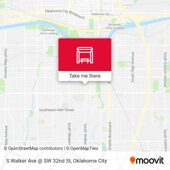 Mapa de S Walker Ave @ SW 32nd St