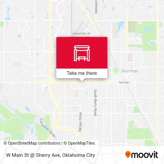 W Main St @ Sherry Ave map