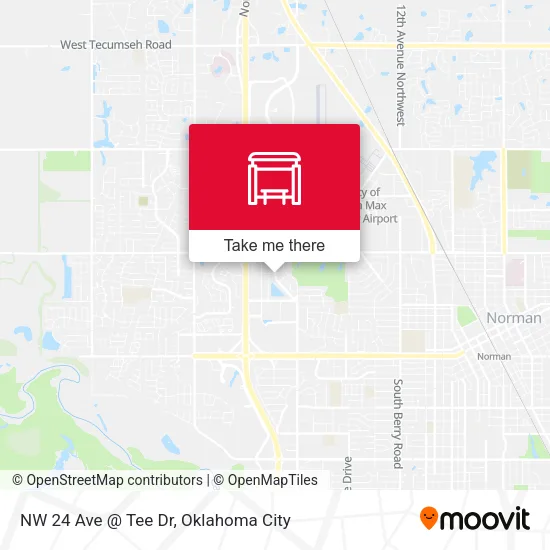 NW 24 Ave @ Tee Dr map