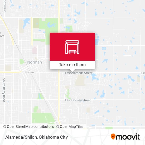 Alameda/Shiloh map