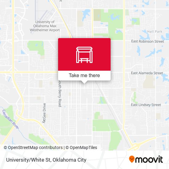 University/White St map