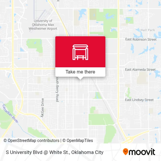 S University Blvd @ White St. map