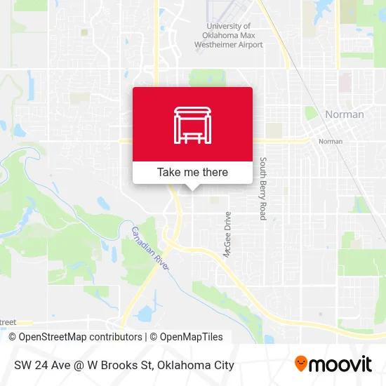 SW 24 Ave @ W Brooks St map