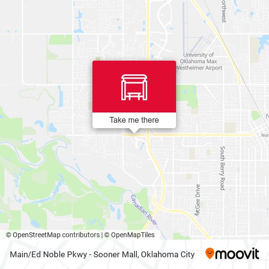 Main / Ed Noble Pkwy - Sooner Mall map