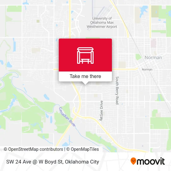 SW 24 Ave @ W Boyd St map