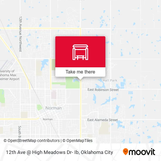 Mapa de 12th Ave @ High Meadows Dr- Ib