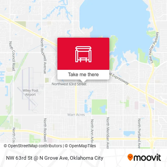 Mapa de NW 63rd St @ N Grove Ave
