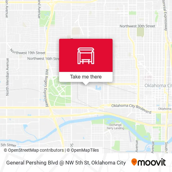 Mapa de General Pershing Blvd @ NW 5th St