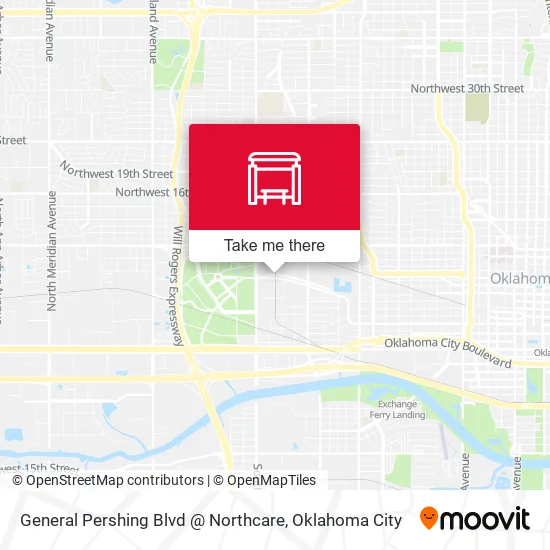 General Pershing Blvd @ Northcare map