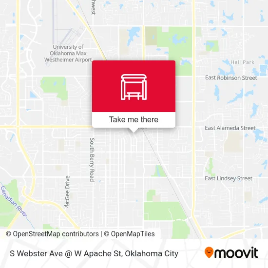 S Webster Ave @ W Apache St map