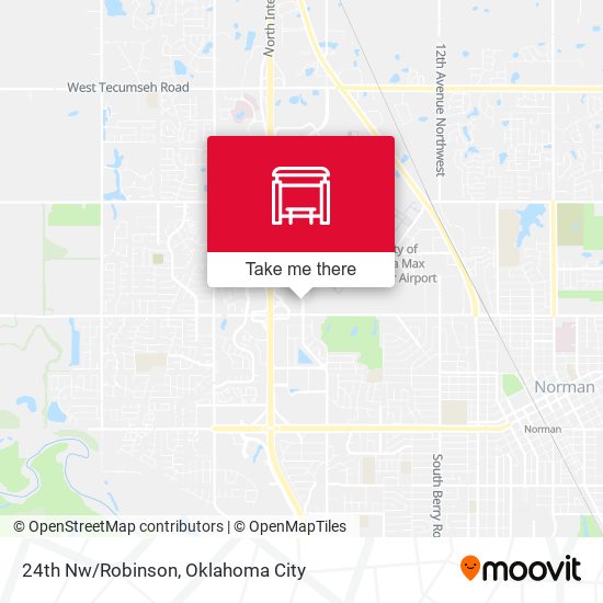 24th Nw/Robinson map