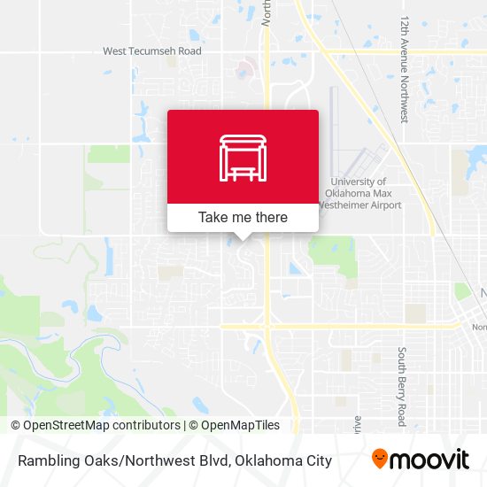 Rambling Oaks/Northwest Blvd map