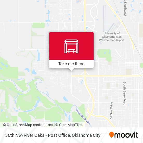 Mapa de 36th Nw / River Oaks - Post Office
