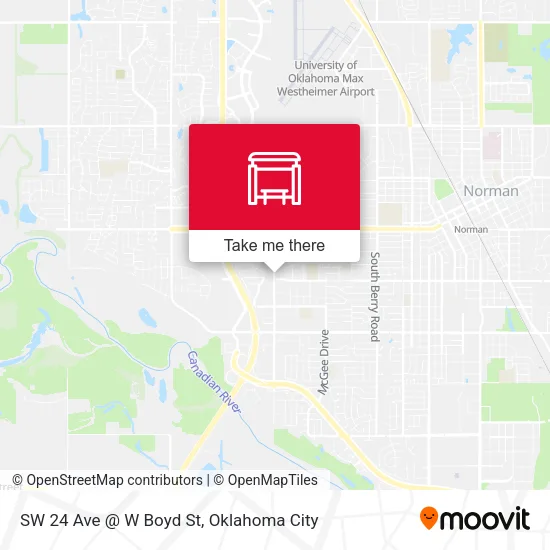 SW 24 Ave @ W Boyd St map