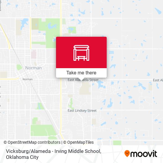 Mapa de Vicksburg / Alameda - Irving Middle School
