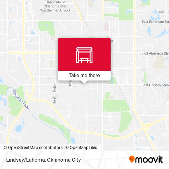 Lindsey/Lahoma map