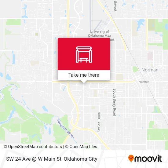SW 24 Ave @ W Main St map
