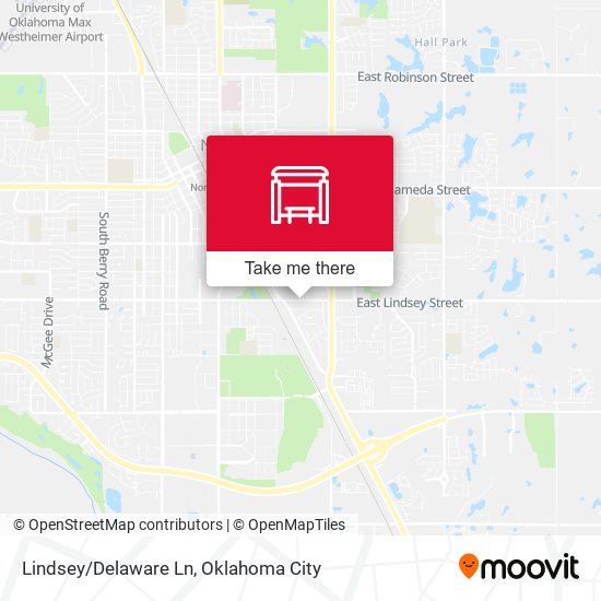 Lindsey/Delaware Ln map