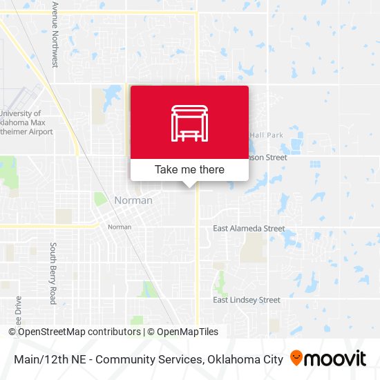 Main / 12th NE - Community Services map