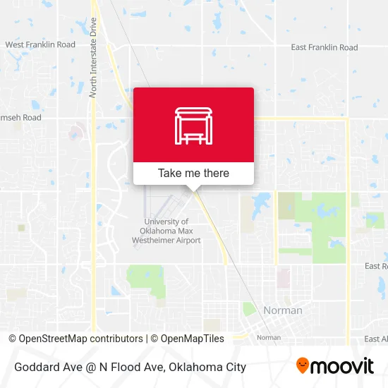 Goddard Ave @ N Flood Ave map