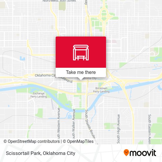 Scissortail Park map